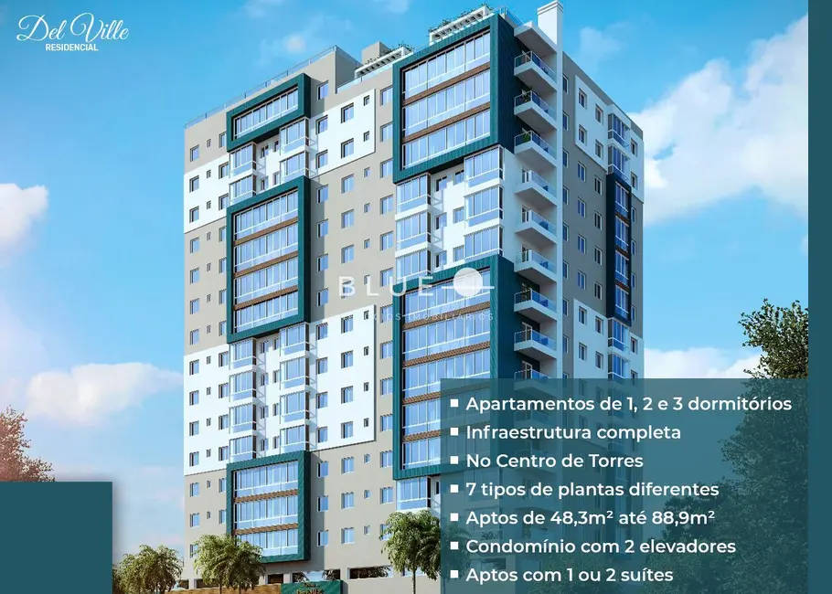 Foto 1 de Apartamento com 1 quarto à venda, 48m2 em Centro, Torres - RS