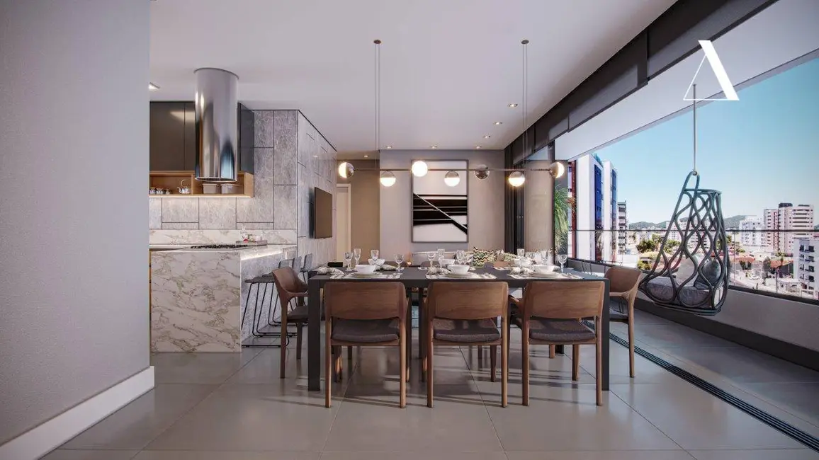 Foto 3 de Apartamento com 3 quartos à venda, 189m2 em América, Joinville - SC