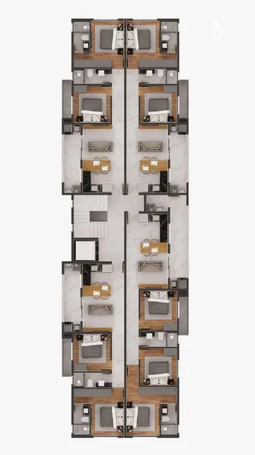 Apartamento com 2 quartos à venda, 58m2 em Bucarein, Joinville - SC - imagem 7 Foto 7 de Apartamento com 2 quartos à venda, 58m2 em Bucarein, Joinville - SC