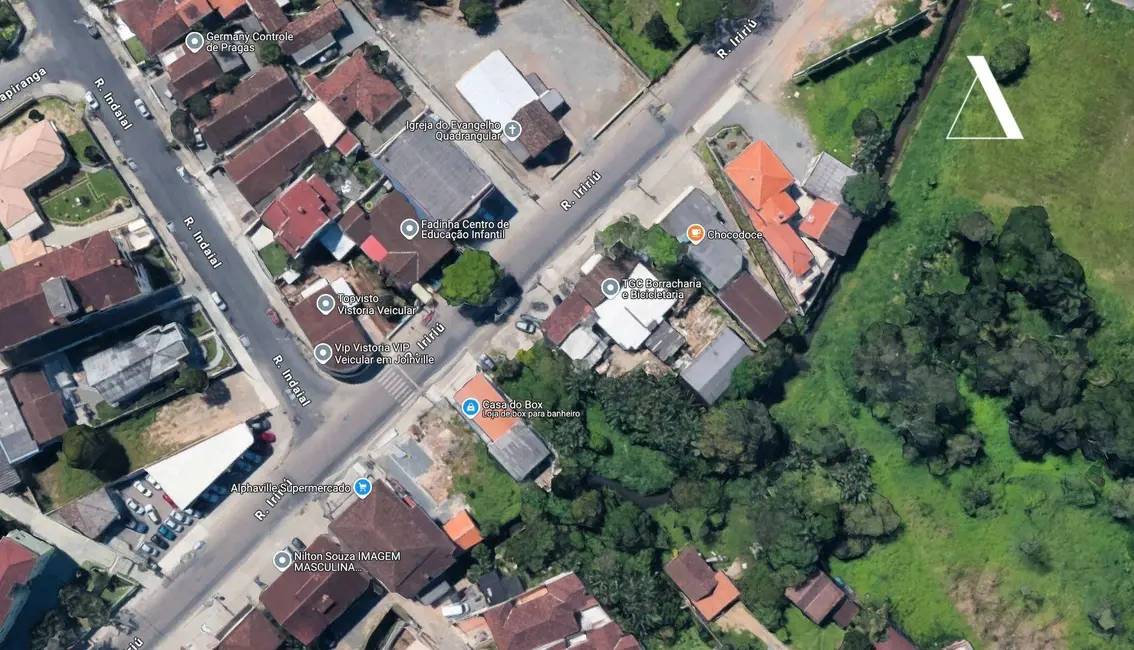 Foto 2 de Terreno / Lote à venda, 1396m2 em Saguaçu, Joinville - SC