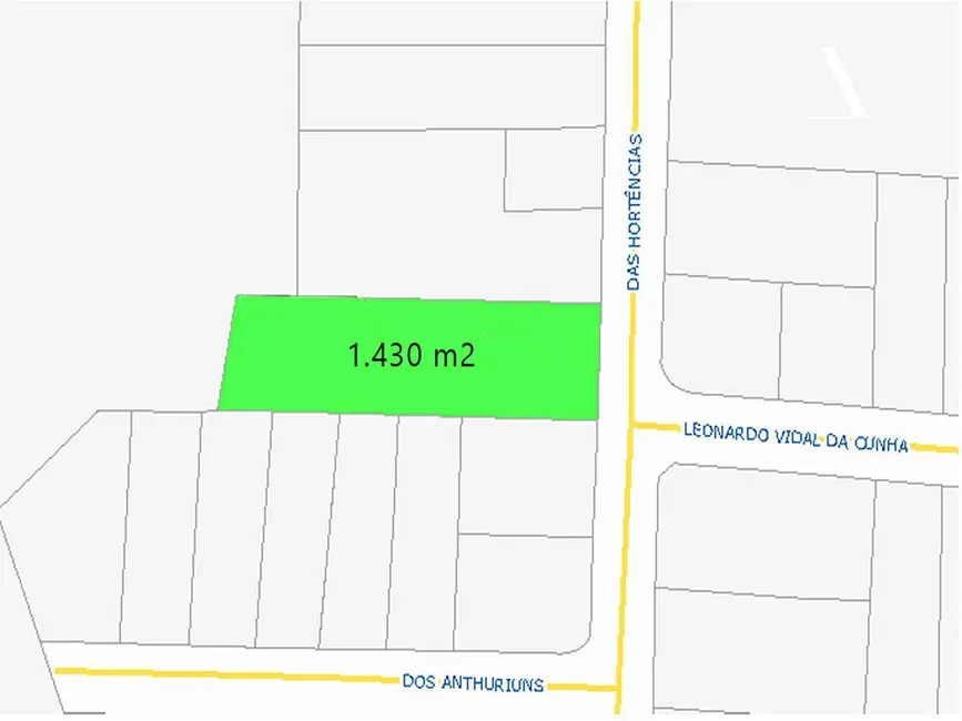 Foto 4 de Terreno / Lote à venda, 1430m2 em São Marcos, Joinville - SC