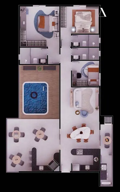 Foto 5 de Apartamento com 3 quartos à venda, 72m2 em Saguaçu, Joinville - SC