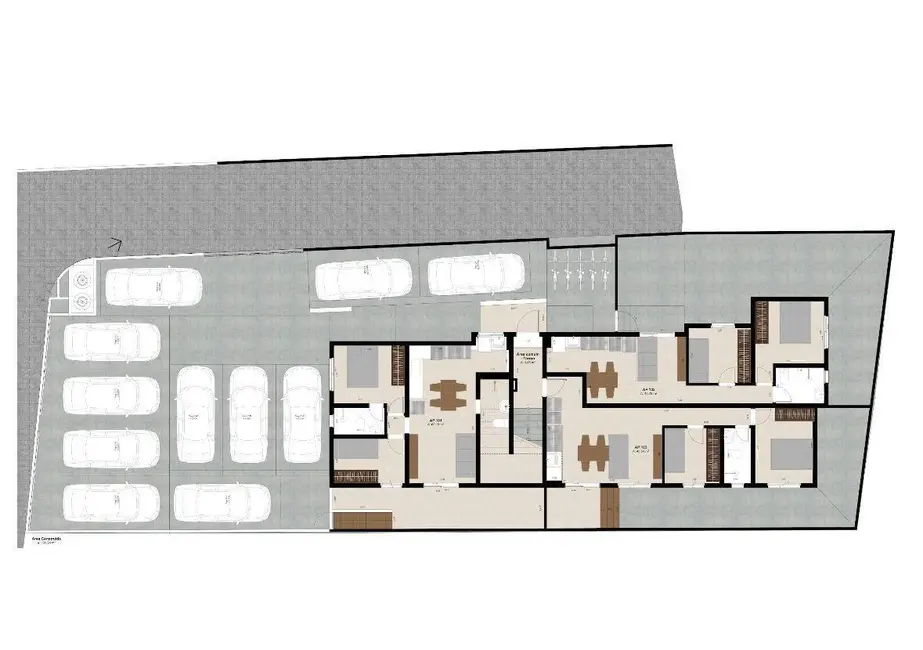 Foto 8 de Apartamento com 2 quartos à venda, 46m2 em Saguaçu, Joinville - SC