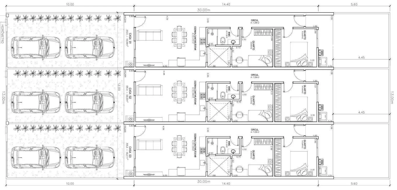 Foto 2 de Casa de Condomínio com 2 quartos à venda, 120m2 em Vila Nova, Joinville - SC
