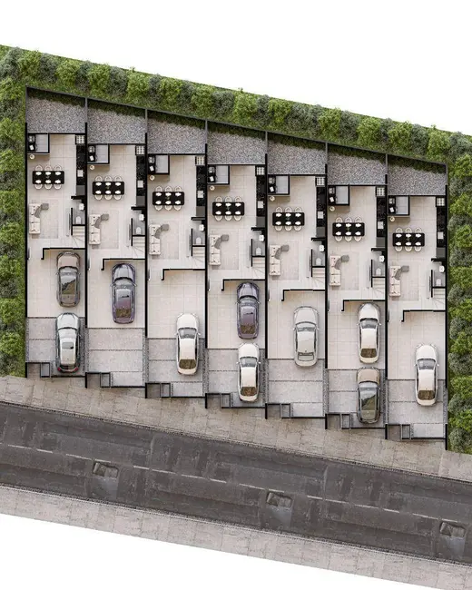 Casa de Condomínio com 3 quartos à venda, 109m2 em América, Joinville - SC - imagem 7 Foto 7 de Casa de Condomínio com 3 quartos à venda, 109m2 em América, Joinville - SC