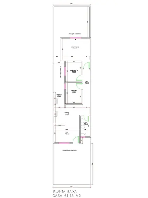 Foto 2 de Casa com 3 quartos à venda, 125m2 em Interlagos, Cascavel - PR