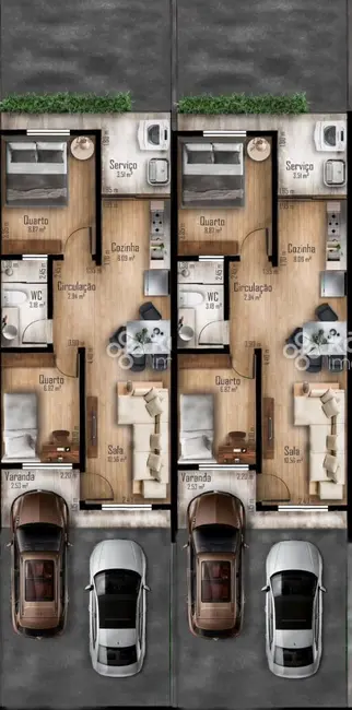 Foto 2 de Casa com 2 quartos à venda, 125m2 em Floresta, Cascavel - PR