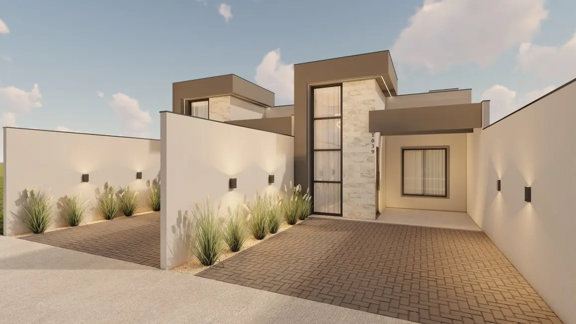 Foto 1 de Casa com 2 quartos à venda, 100m2 em Esmeralda, Cascavel - PR