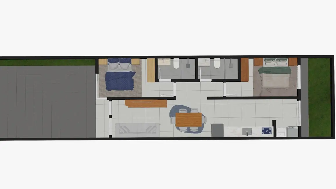 Foto 5 de Casa com 2 quartos à venda, 100m2 em Cascavel - PR