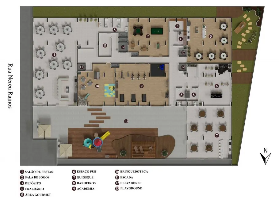 Foto 9 de Apartamento com 2 quartos à venda, 128m2 em Cascavel - PR