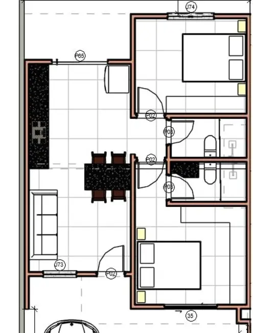 Foto 2 de Casa com 2 quartos à venda, 121m2 em Morumbi, Cascavel - PR