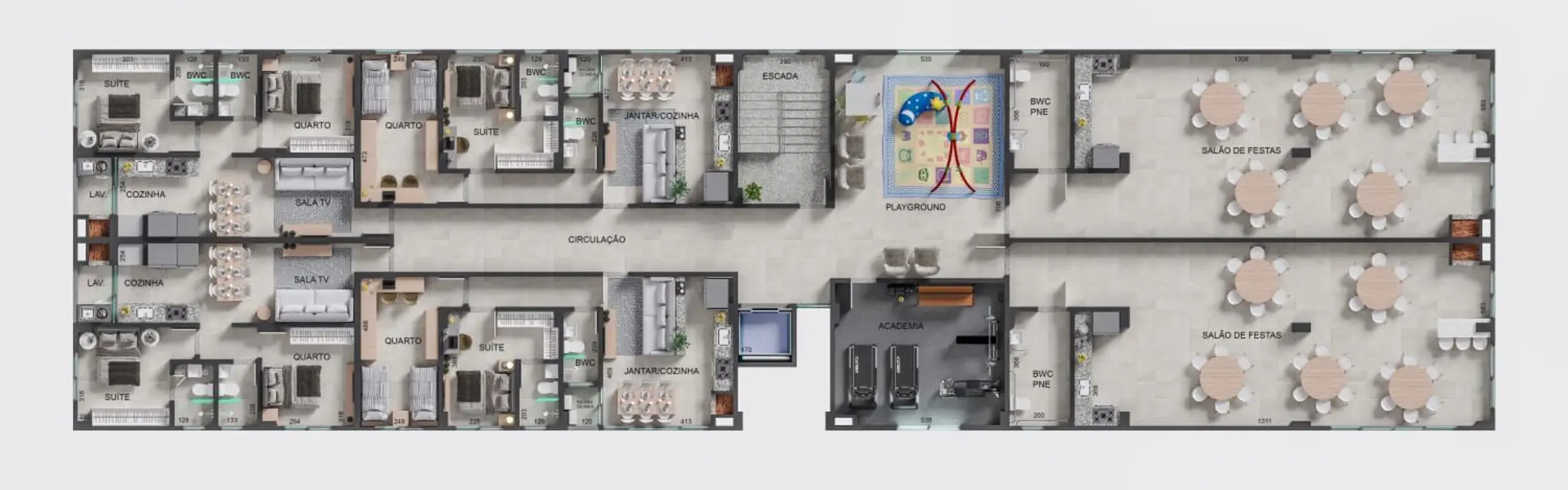 Foto 4 de Apartamento com 2 quartos à venda, 64m2 em Pioneiros Catarinenses, Cascavel - PR