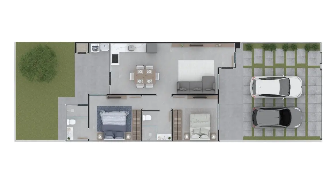 Foto 9 de Casa com 2 quartos à venda, 150m2 em Cancelli, Cascavel - PR