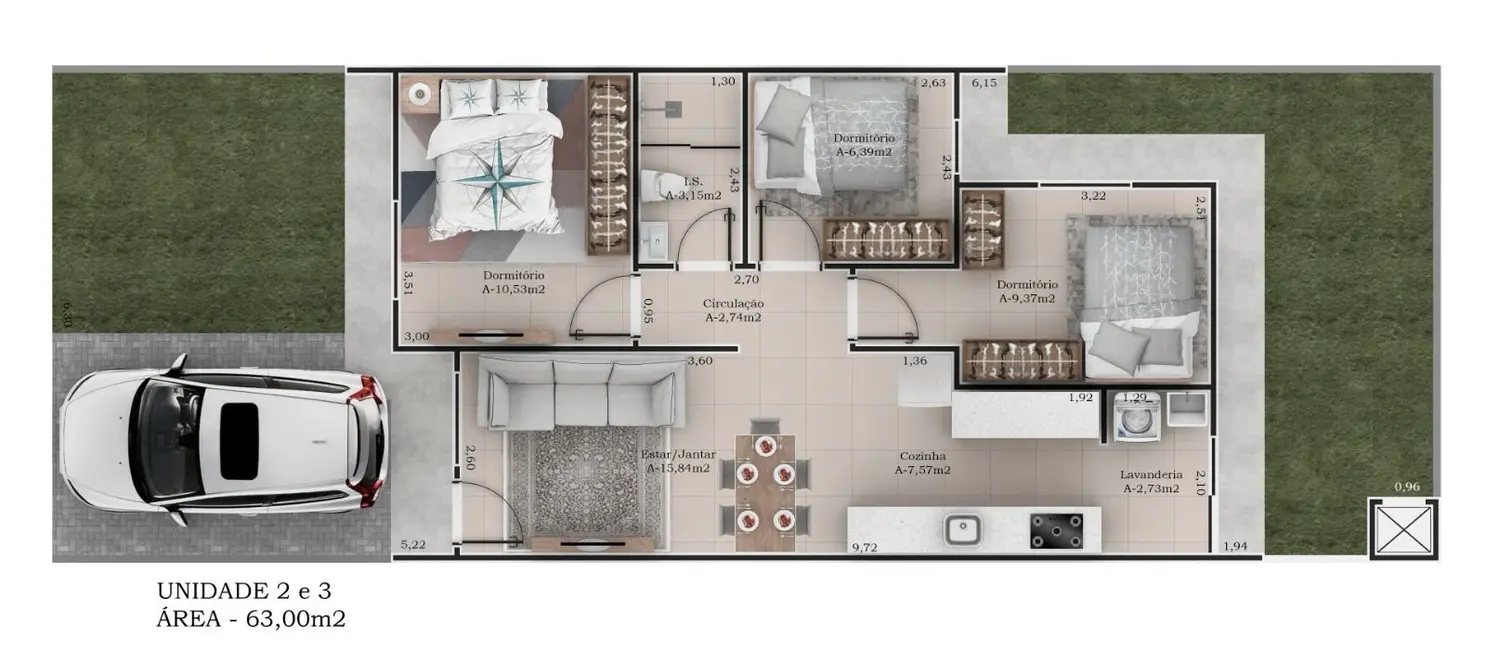 Foto 8 de Casa com 3 quartos à venda, 183m2 em Periolo, Cascavel - PR