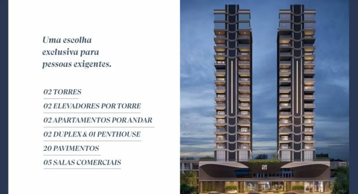 Foto 2 de Apartamento com 4 quartos à venda, 140m2 em Meia Praia, Itapema - SC