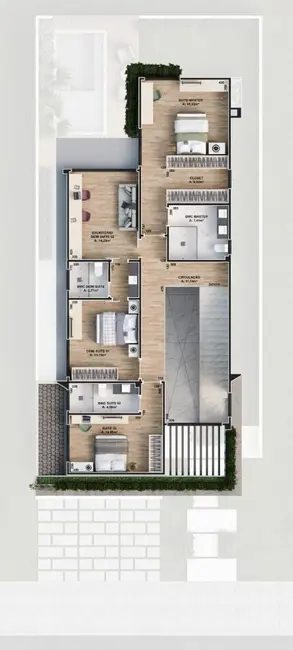 Foto 9 de Sobrado com 4 quartos à venda, 302m2 em Cascavel - PR