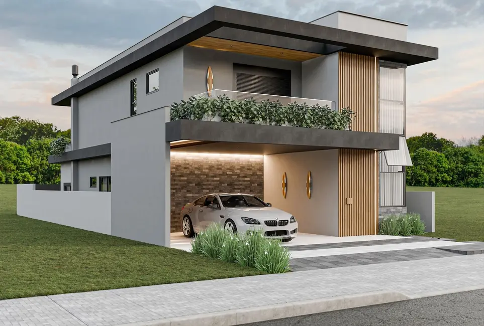 Foto 1 de Sobrado com 4 quartos à venda, 302m2 em Cascavel - PR