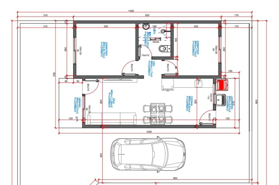 Foto 9 de Casa com 2 quartos à venda, 117m2 em Periolo, Cascavel - PR