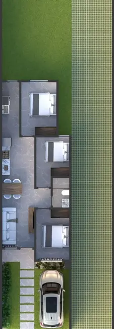 Foto 2 de Casa com 3 quartos à venda, 115m2 em Esmeralda, Cascavel - PR