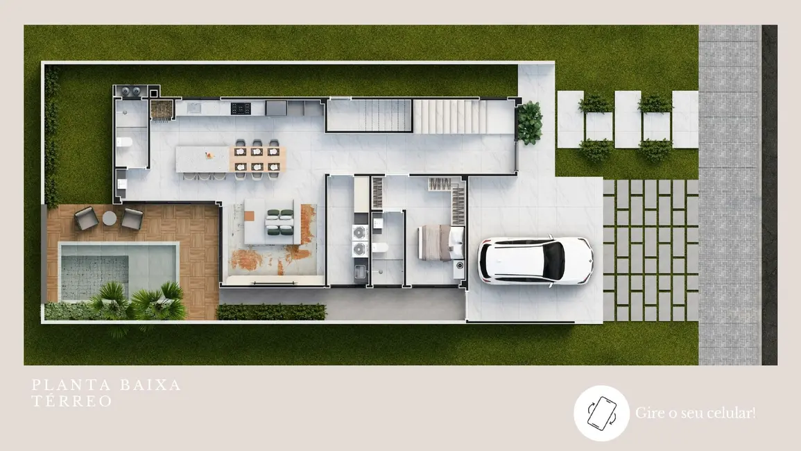 Foto 7 de Sobrado com 4 quartos à venda, 302m2 em Santa Cruz, Cascavel - PR