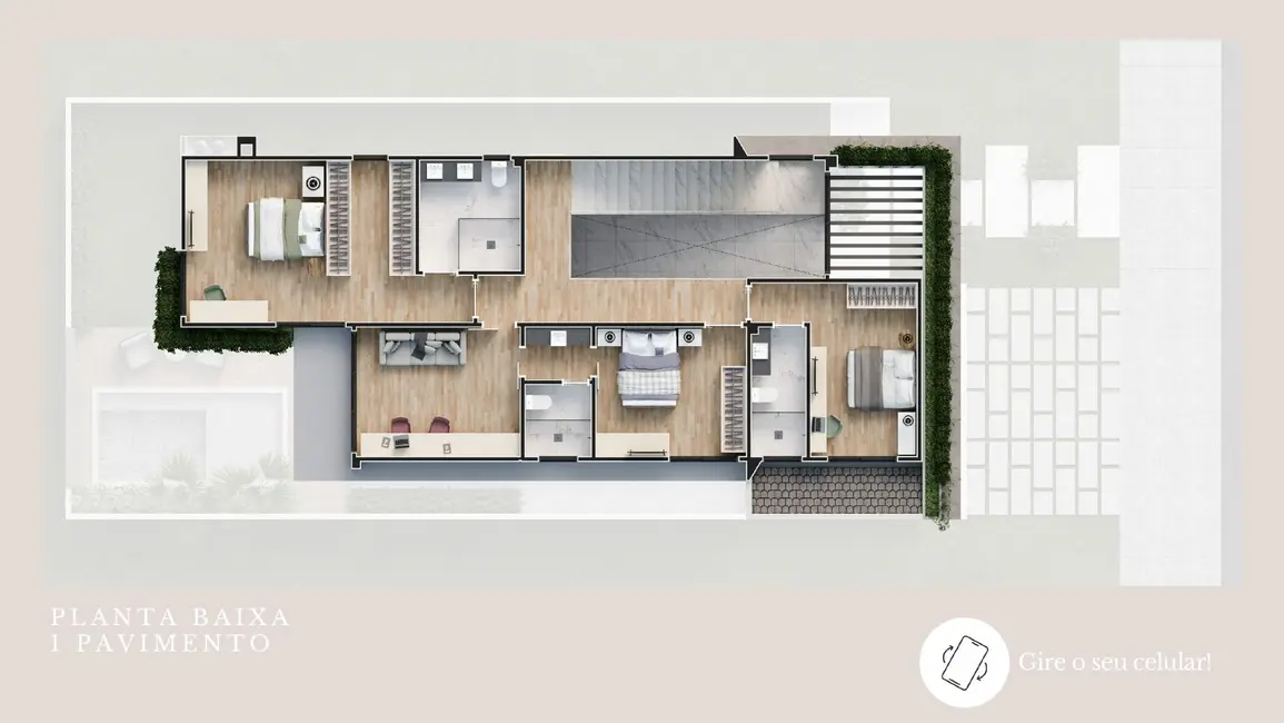 Foto 8 de Sobrado com 4 quartos à venda, 302m2 em Santa Cruz, Cascavel - PR