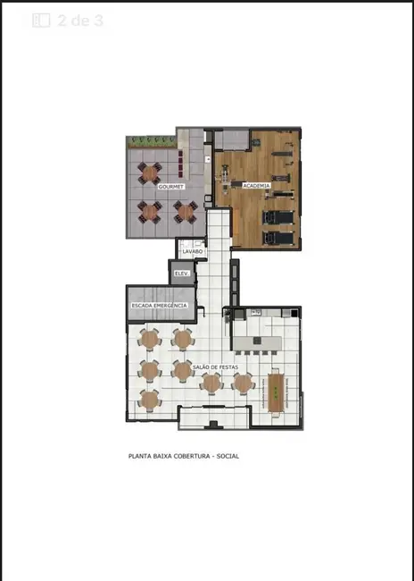 Foto 8 de Apartamento com 2 quartos à venda, 80m2 em Parque São Paulo, Cascavel - PR