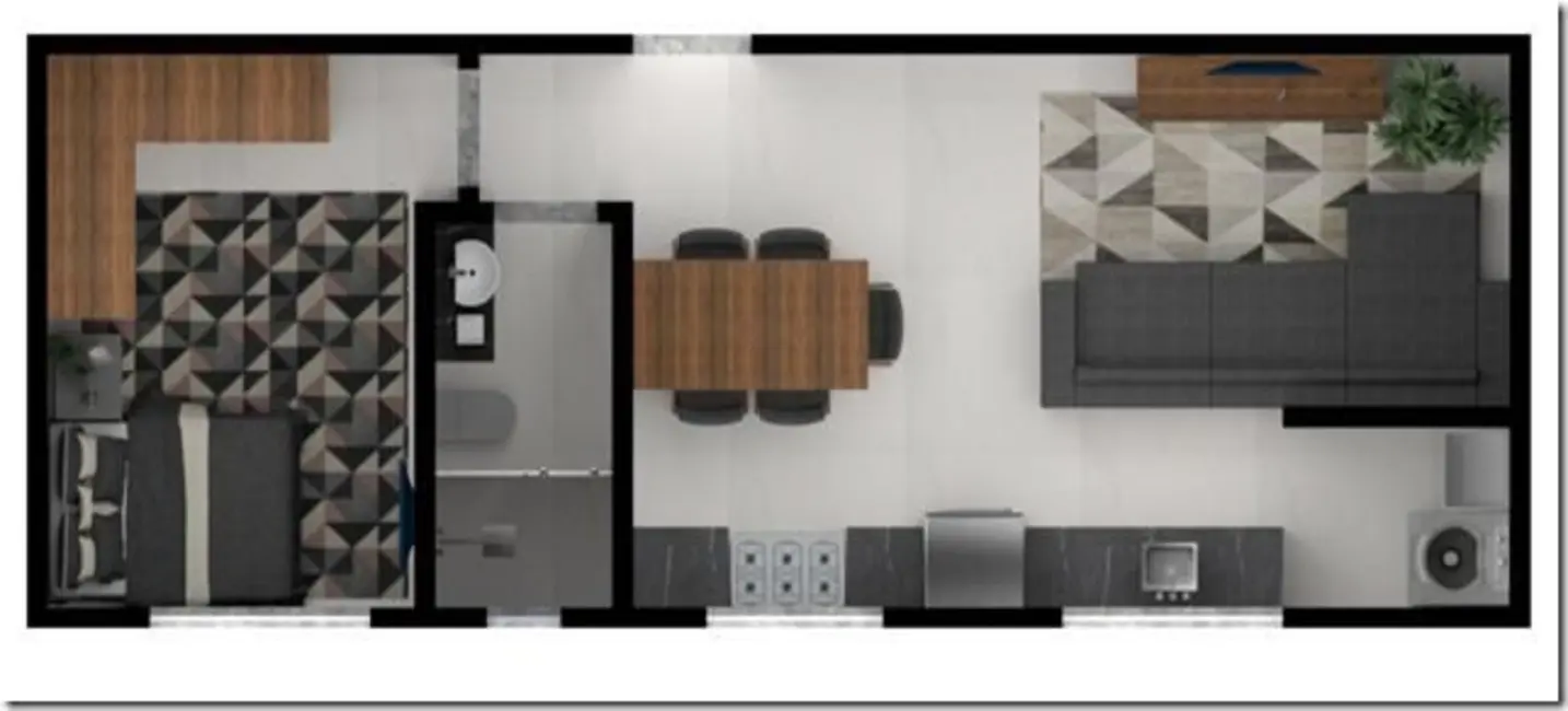 Foto 1 de Apartamento com 1 quarto à venda, 69m2 em São Cristóvão, Cascavel - PR