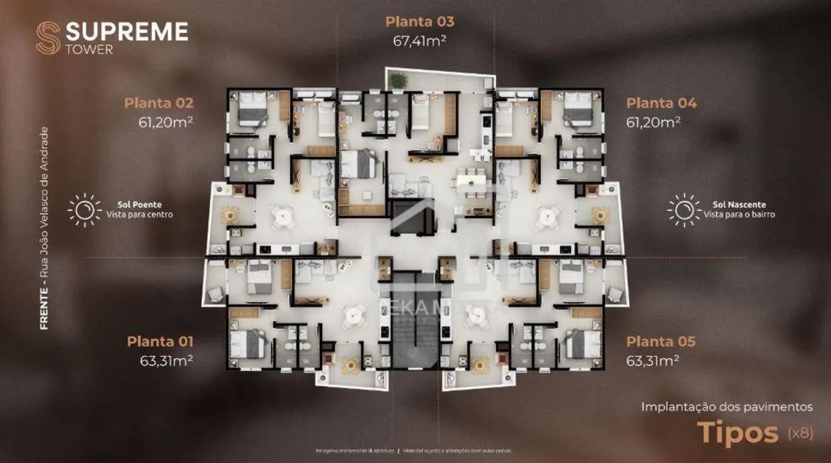 Apartamento com 2 quartos à venda, 61m2 em Santa Mônica, Uberlandia - MG - imagem 7 Foto 7 de Apartamento com 2 quartos à venda, 61m2 em Santa Mônica, Uberlandia - MG
