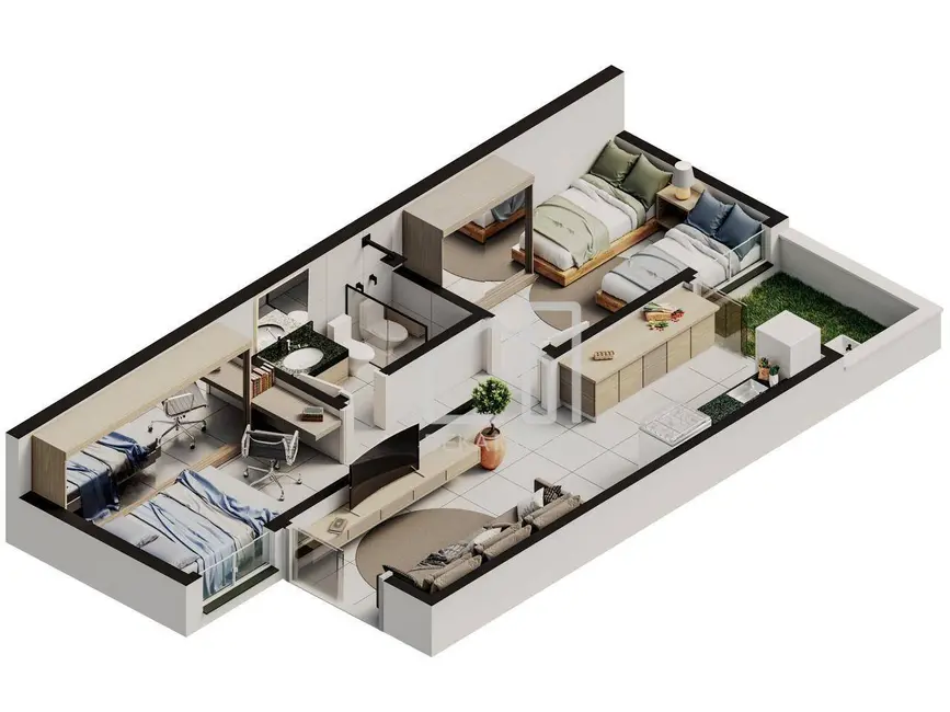 Foto 2 de Casa com 2 quartos à venda, 87m2 em Morumbi, Uberlandia - MG