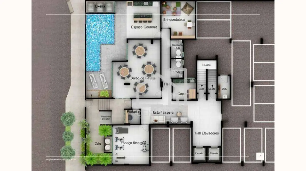 Apartamento com 3 quartos à venda, 97m2 em Brasil, Uberlandia - MG - imagem 3 Foto 3 de Apartamento com 3 quartos à venda, 97m2 em Brasil, Uberlandia - MG