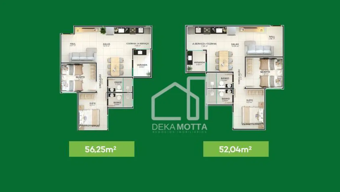 Apartamento com 2 quartos à venda, 52m2 em Novo Mundo, Uberlandia - MG - imagem 7 Foto 7 de Apartamento com 2 quartos à venda, 52m2 em Novo Mundo, Uberlandia - MG