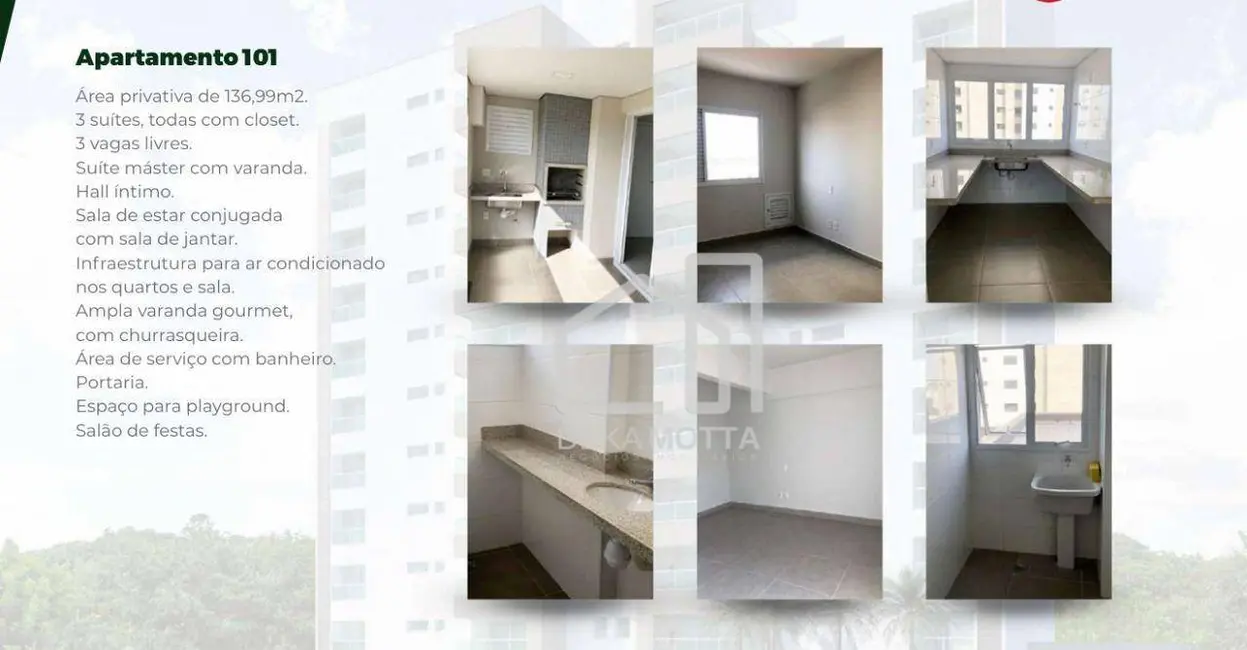 Apartamento com 3 quartos à venda, 136m2 em Jardim Colina, Uberlandia - MG - imagem 4 Foto 4 de Apartamento com 3 quartos à venda, 136m2 em Jardim Colina, Uberlandia - MG
