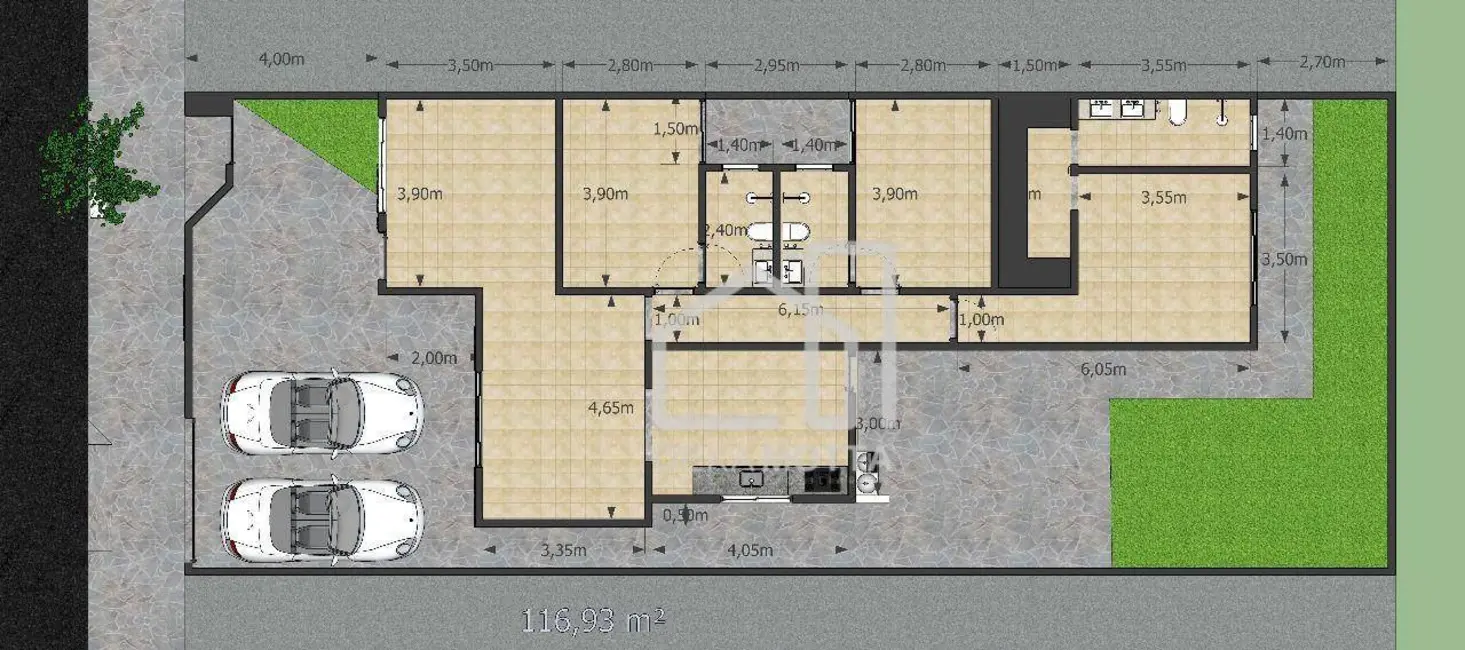 Foto 2 de Casa com 3 quartos à venda, 250m2 em Alto Umuarama, Uberlandia - MG