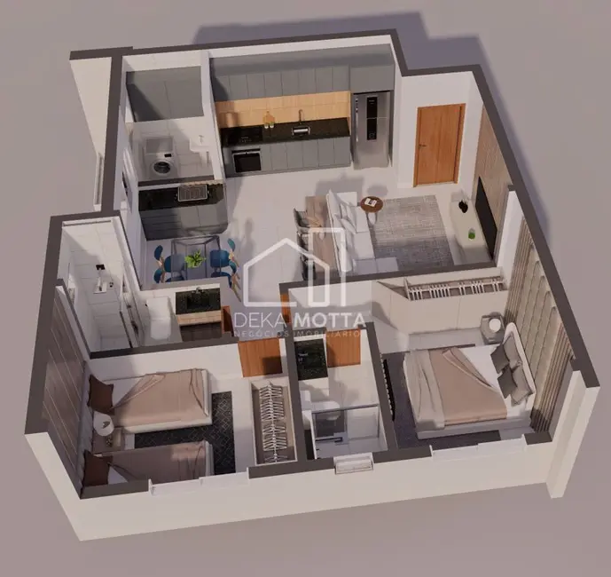 Apartamento com 2 quartos à venda, 61m2 em Laranjeiras, Uberlandia - MG - imagem 9 Foto 9 de Apartamento com 2 quartos à venda, 61m2 em Laranjeiras, Uberlandia - MG