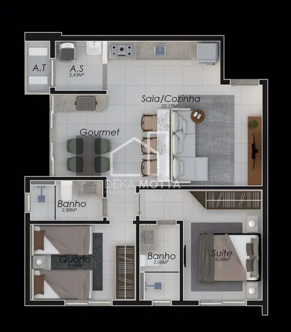 Apartamento com 2 quartos à venda, 61m2 em Laranjeiras, Uberlandia - MG - imagem 8 Foto 8 de Apartamento com 2 quartos à venda, 61m2 em Laranjeiras, Uberlandia - MG