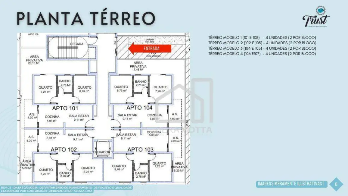 Foto 9 de Apartamento com 2 quartos à venda, 42m2 em Mansour, Uberlandia - MG