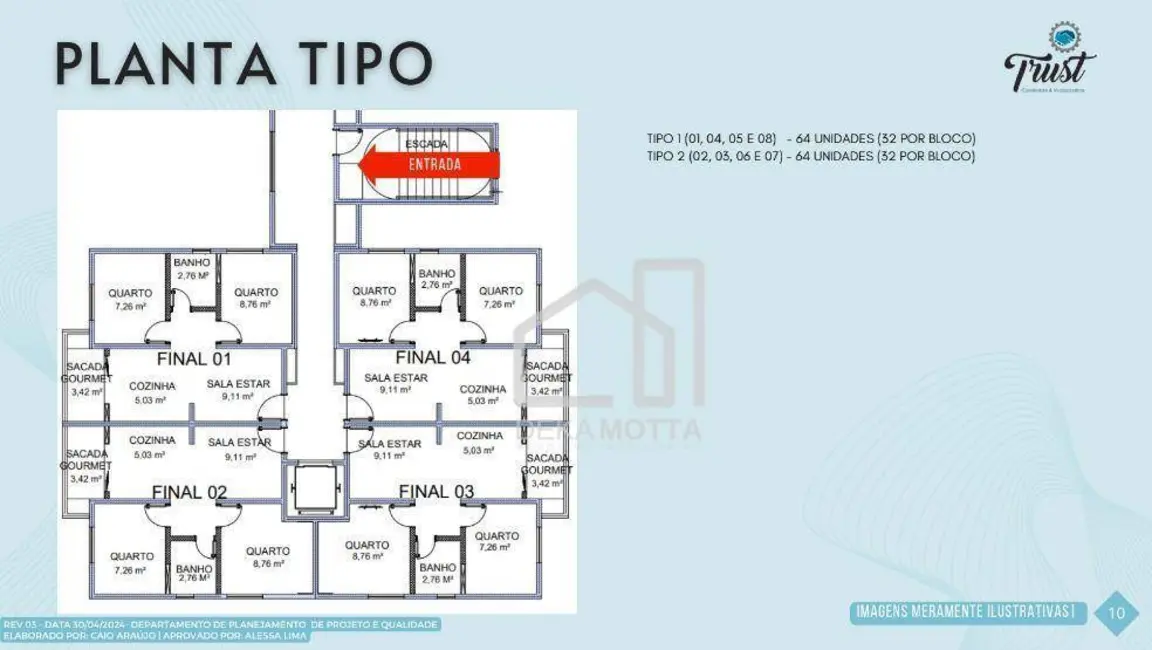 Foto 7 de Apartamento com 2 quartos à venda, 42m2 em Mansour, Uberlandia - MG