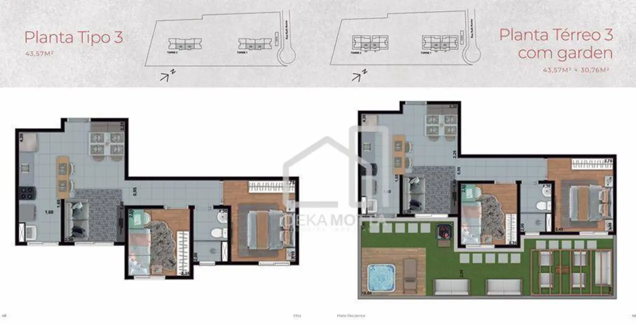 Foto 7 de Apartamento com 2 quartos à venda, 42m2 em Minas Gerais, Uberlandia - MG
