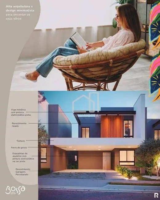 Foto 5 de Casa de Condomínio com 3 quartos à venda, 180m2 em Granja Marileusa, Uberlandia - MG