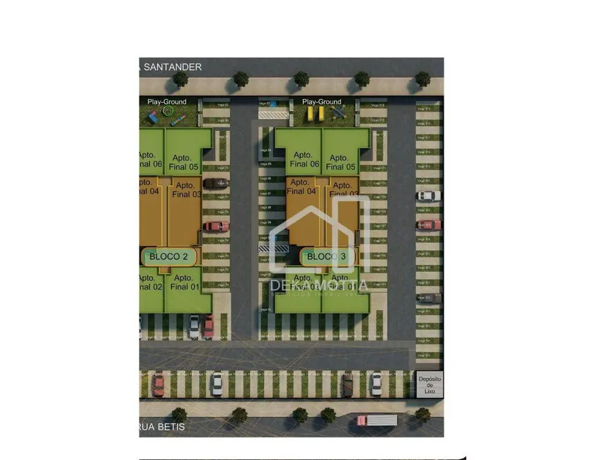 Apartamento com 2 quartos à venda, 54m2 em Laranjeiras, Uberlandia - MG - imagem 4 Foto 4 de Apartamento com 2 quartos à venda, 54m2 em Laranjeiras, Uberlandia - MG