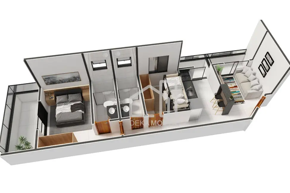 Apartamento com 2 quartos à venda, 47m2 em Santa Mônica, Uberlandia - MG - imagem 5 Foto 5 de Apartamento com 2 quartos à venda, 47m2 em Santa Mônica, Uberlandia - MG