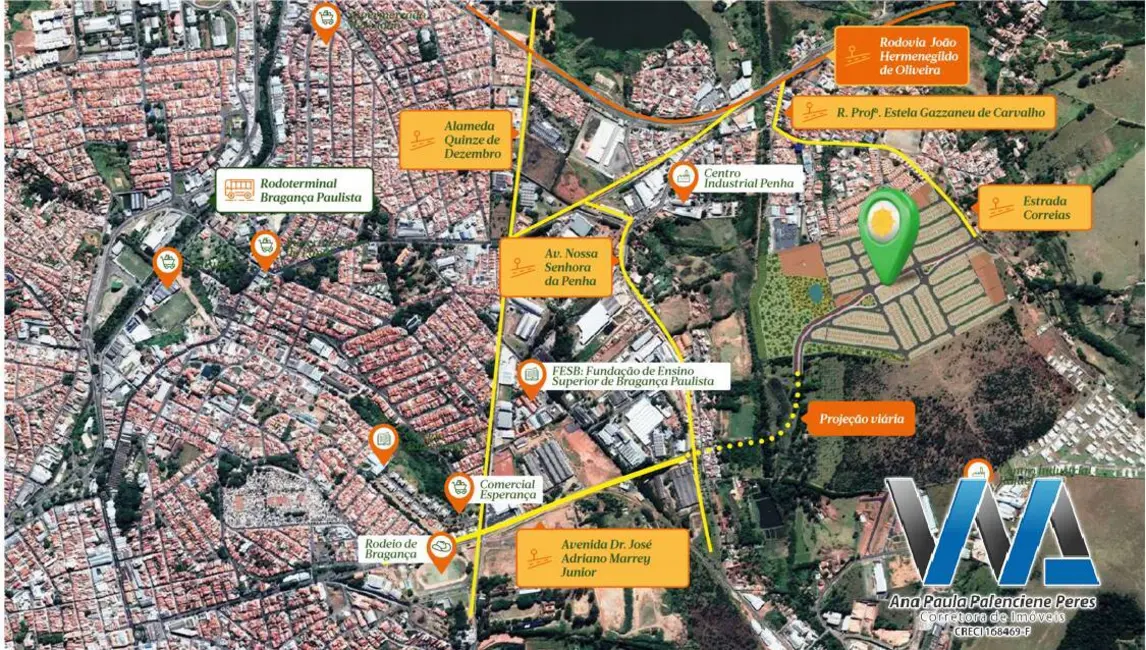 Foto 8 de Terreno / Lote à venda, 140m2 em Braganca Paulista - SP