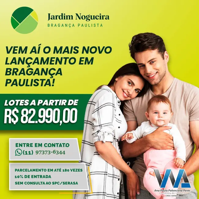 Foto 2 de Terreno / Lote à venda, 140m2 em Braganca Paulista - SP