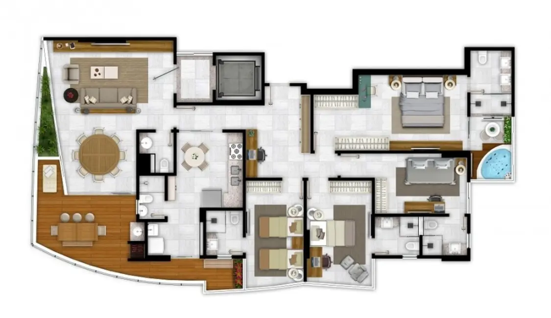 Apartamento com 4 quartos à venda, 169m2 em Nazaré, Belem - PA - imagem 3 Foto 3 de Apartamento com 4 quartos à venda, 169m2 em Nazaré, Belem - PA