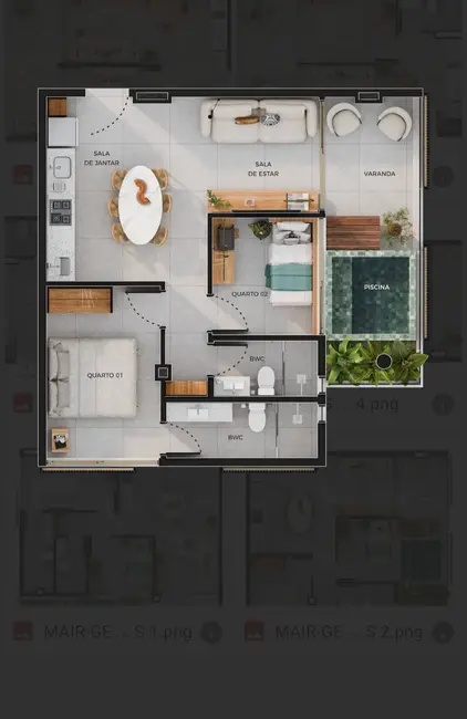 Foto 2 de Apartamento com 2 quartos à venda, 78m2 em Marechal Deodoro - AL