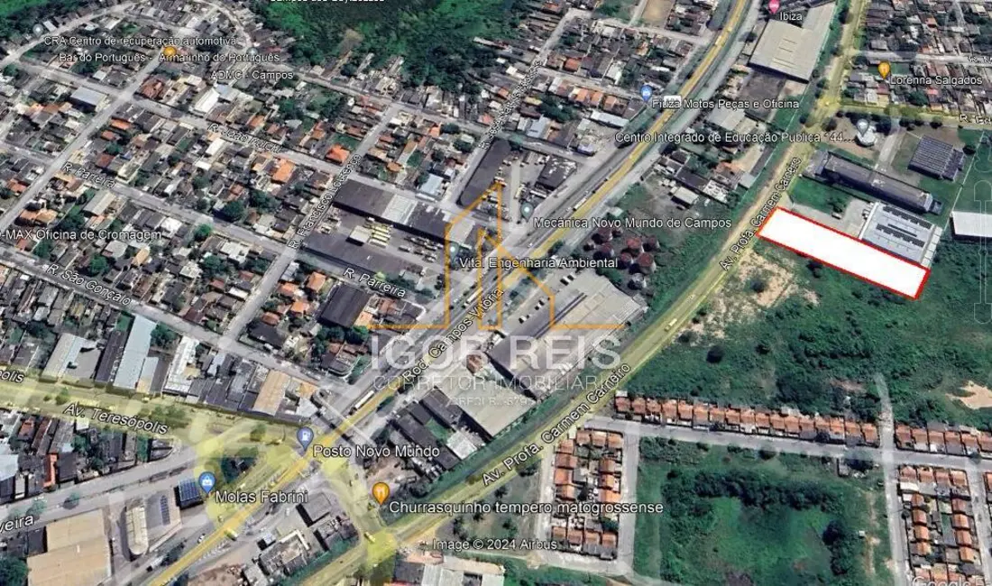 Foto 2 de Terreno / Lote à venda, 3480m2 em Parque Aeroporto, Campos Dos Goytacazes - RJ