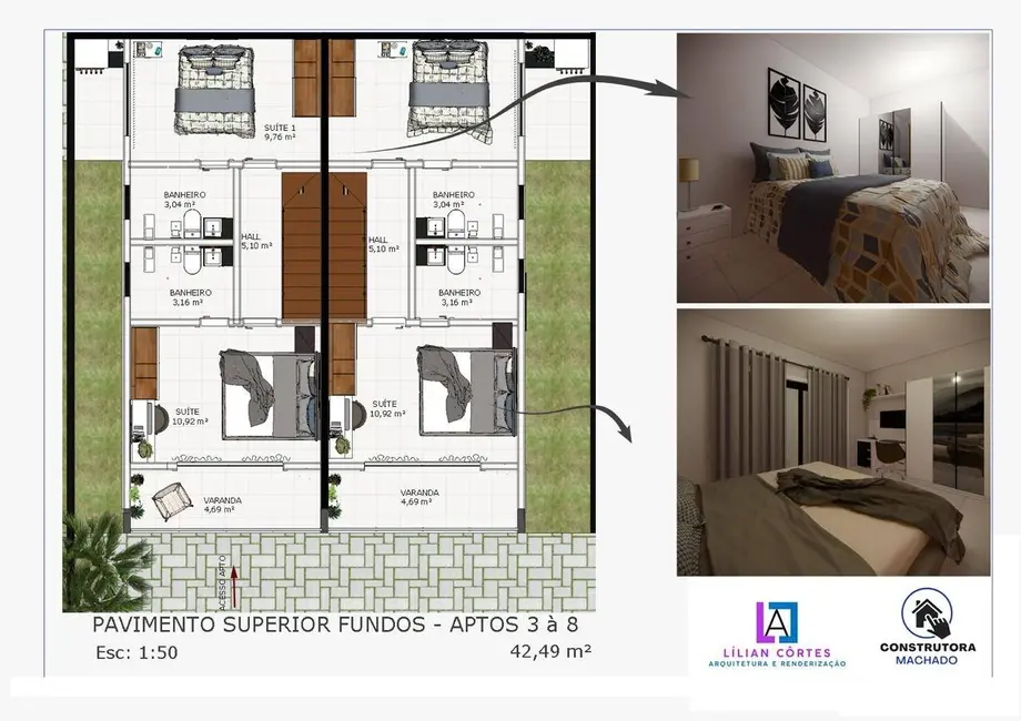 Casa com 3 quartos à venda, 87m2 em Ogiva, Cabo Frio - RJ - imagem 3 Foto 3 de Casa com 3 quartos à venda, 87m2 em Ogiva, Cabo Frio - RJ
