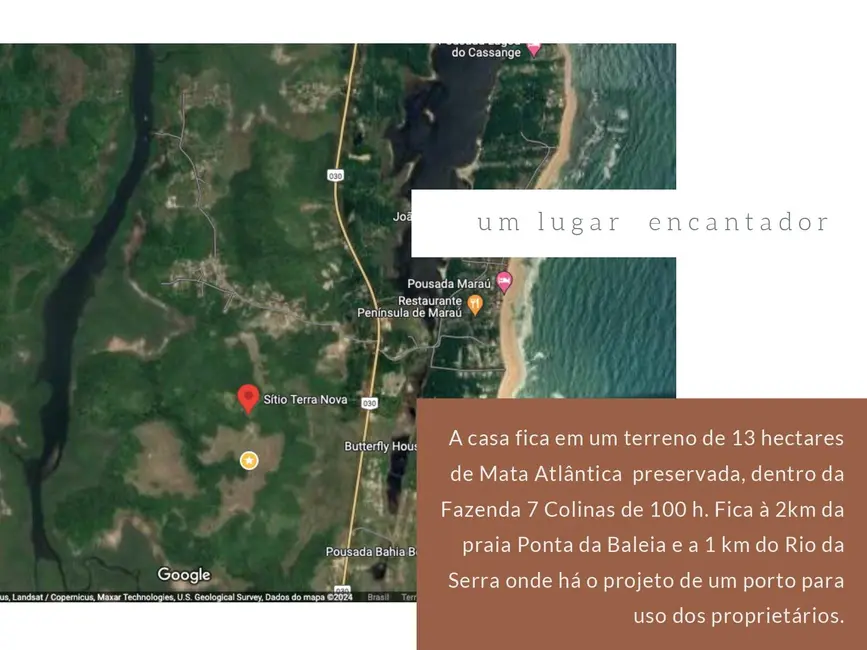 Foto 2 de Casa com 2 quartos à venda, 360m2 em Marau - BA