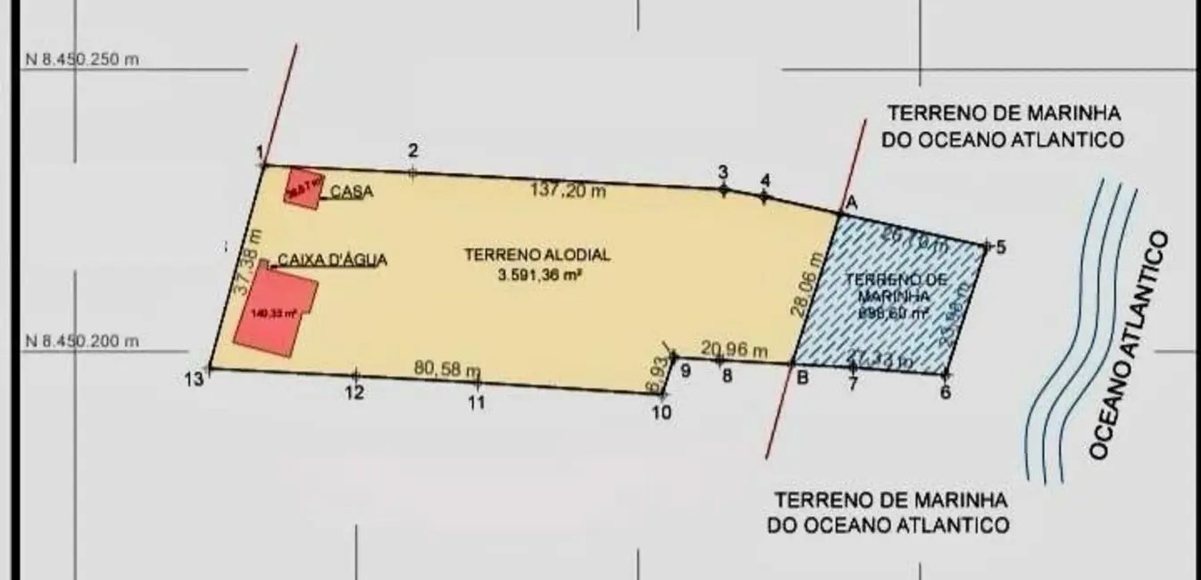 Foto 7 de Terreno / Lote à venda, 4280m2 em Marau - BA