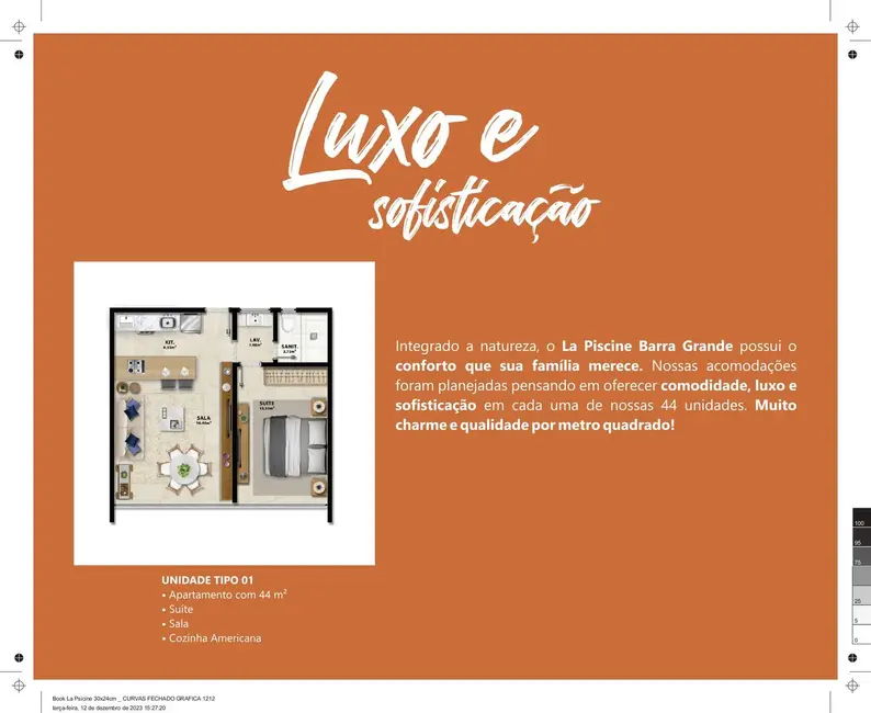 Foto 8 de Cobertura com 1 quarto à venda, 44m2 em Marau - BA